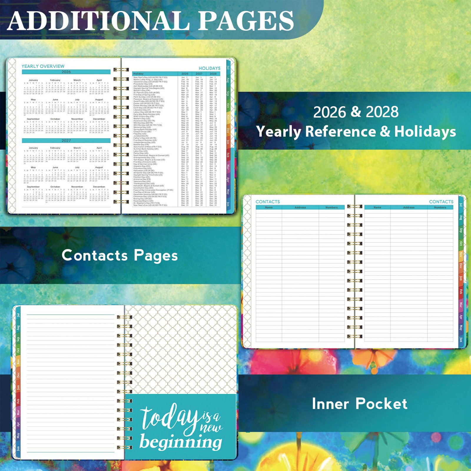 2026-2027 Planner – 2026-2027 Planner Weekly and Monthly, Calendar Monthly Pl…