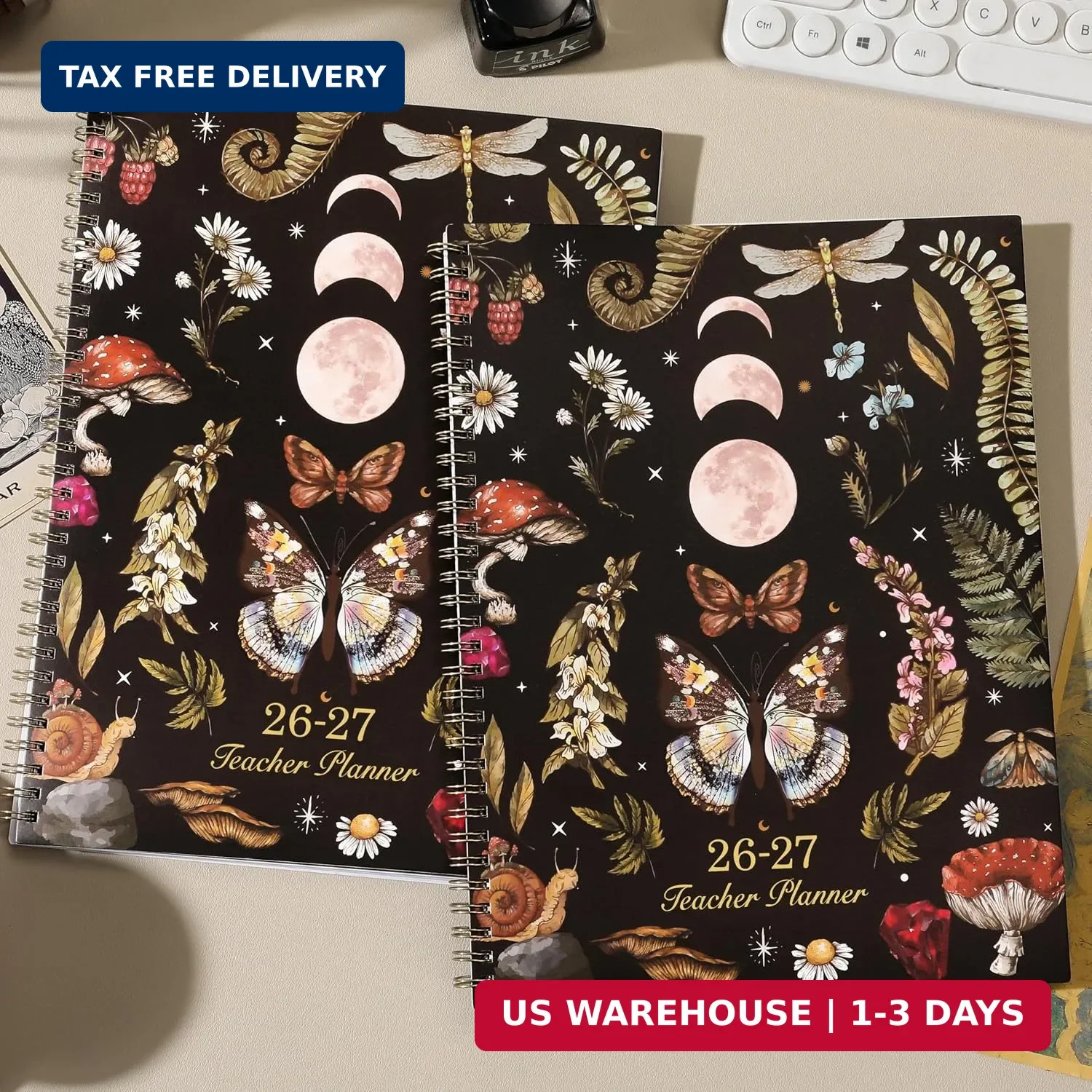 2026-2027 Teacher Planner, Lesson Planner 2026-2027, 8.5″ x 11″, July 2026 – Jun