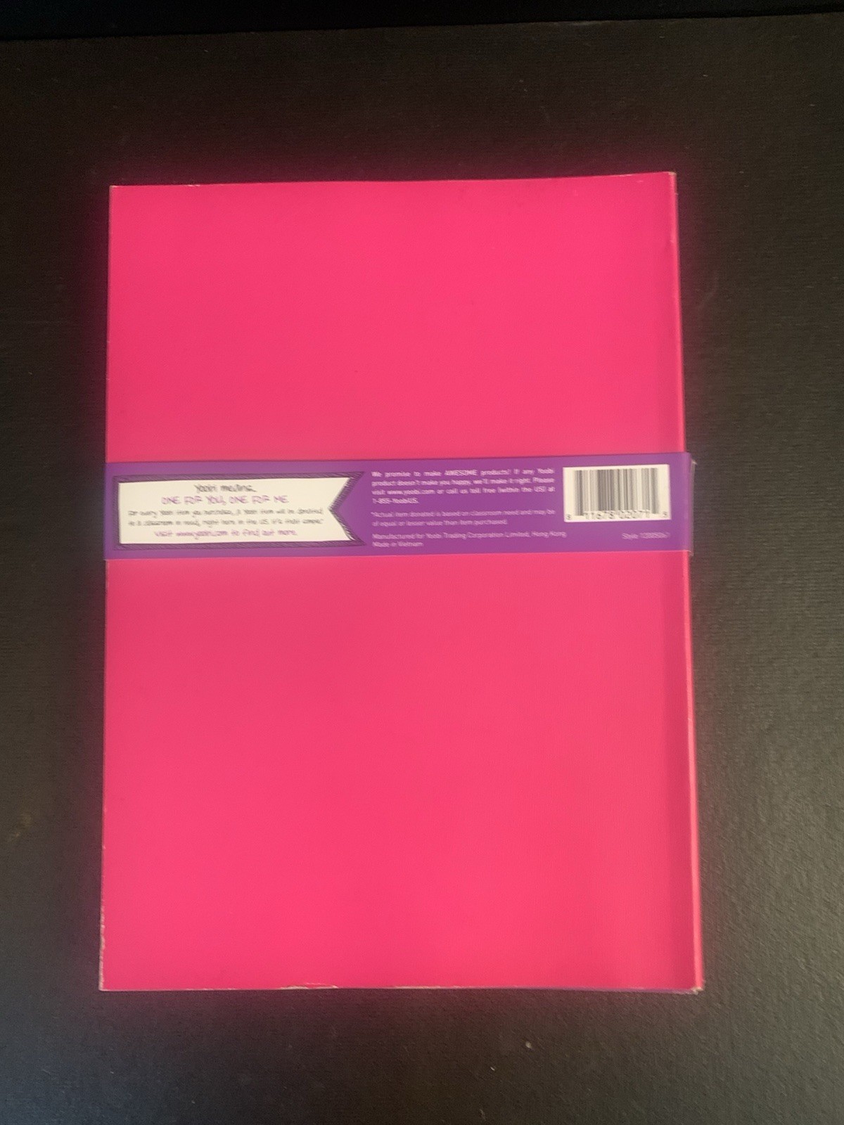 Set Of 3 Pack New Yoobi 7×10 Composition Journal Notebooks 2 Pink/1 Purple