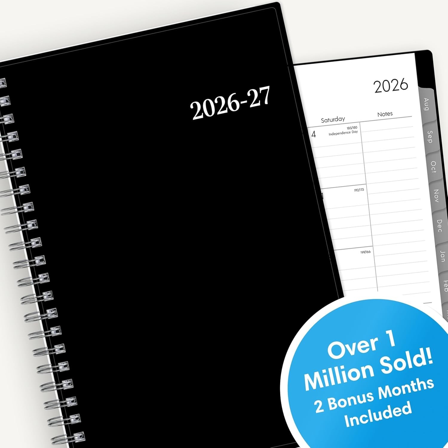 2026-2027 Academic Planner: 5″ x 8″, Durable Wirebound with Flexible Cover