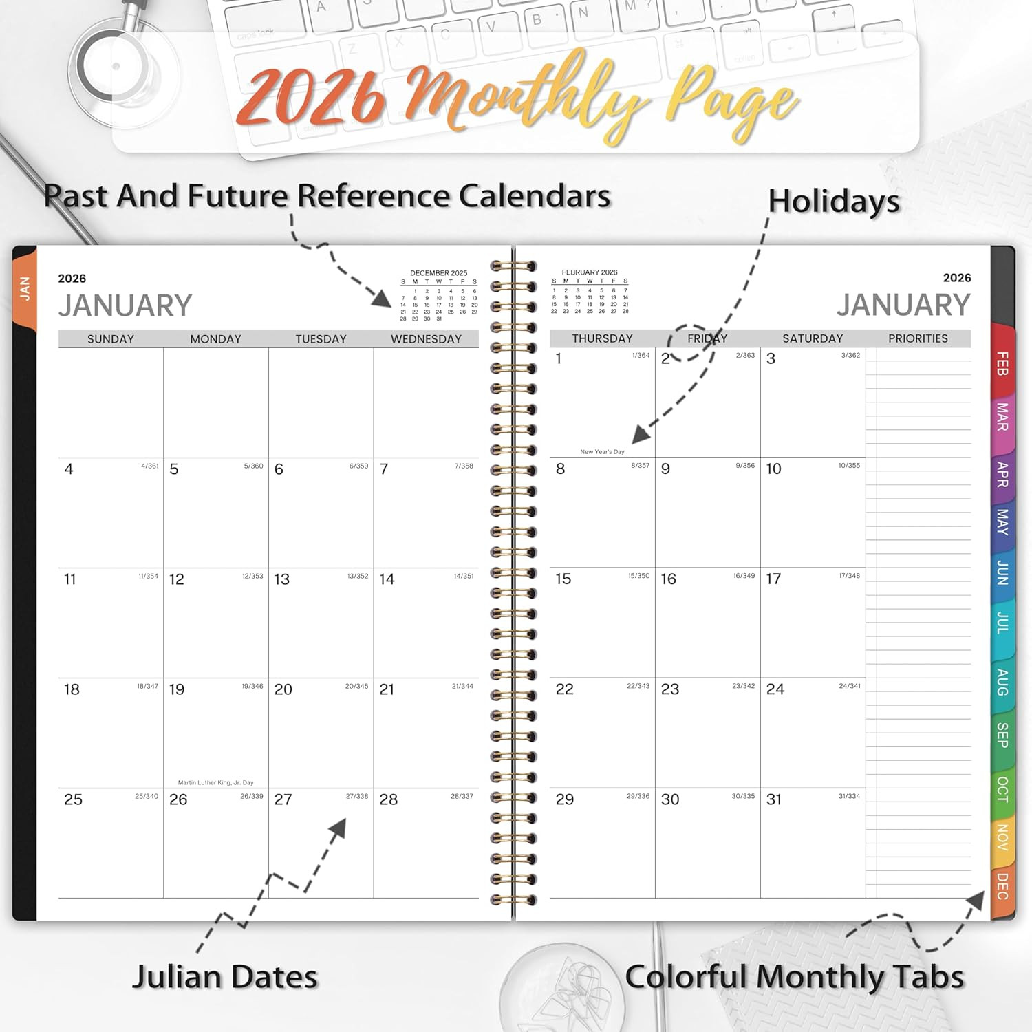 2026 Appointment Book/Planner – 2026 Planner Large 9″ X 11″, Jan 2026 – Dec 2026
