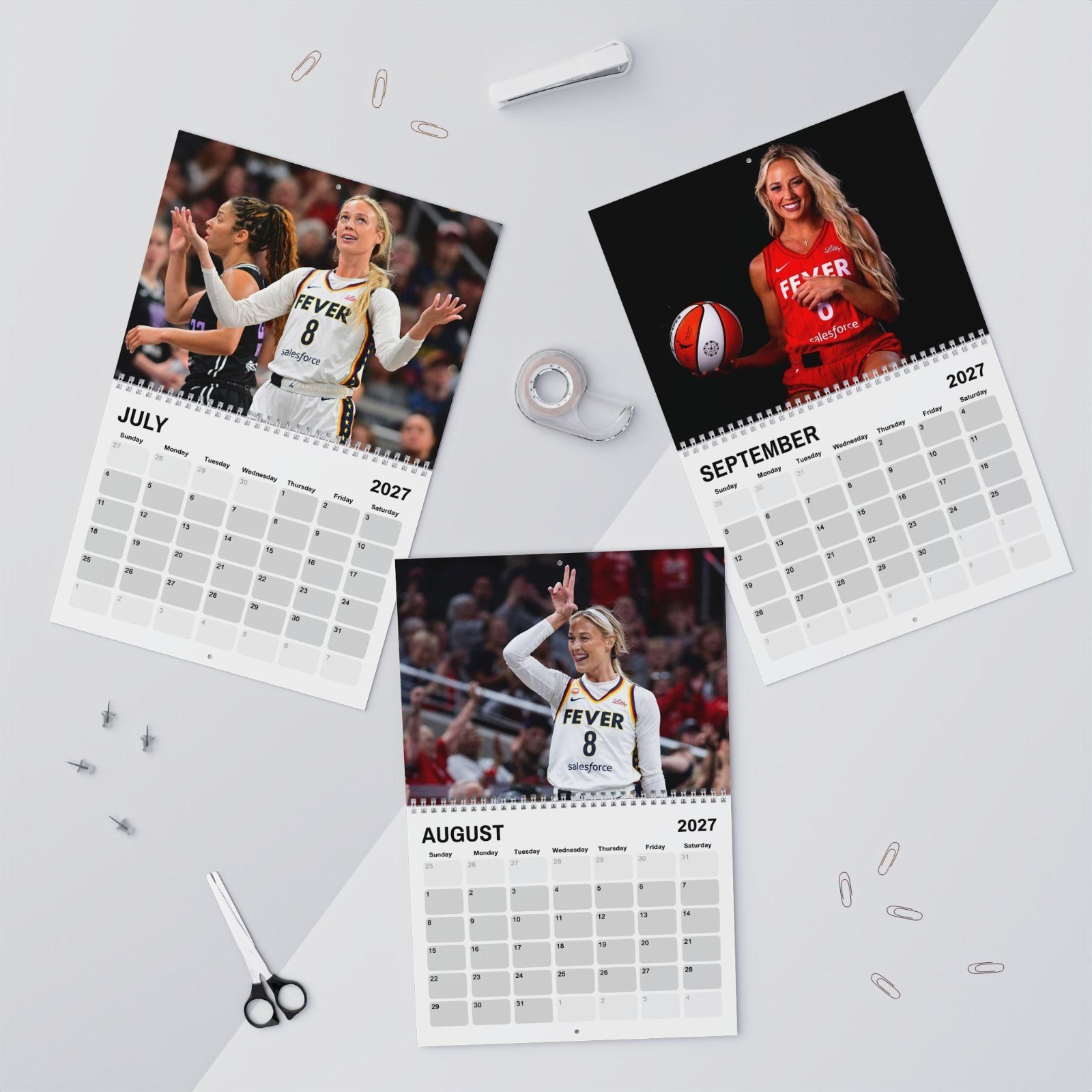 Sophie Cunningham 2026/2027 Wall Calendar | Basketball Fan Monthly Planner Gift