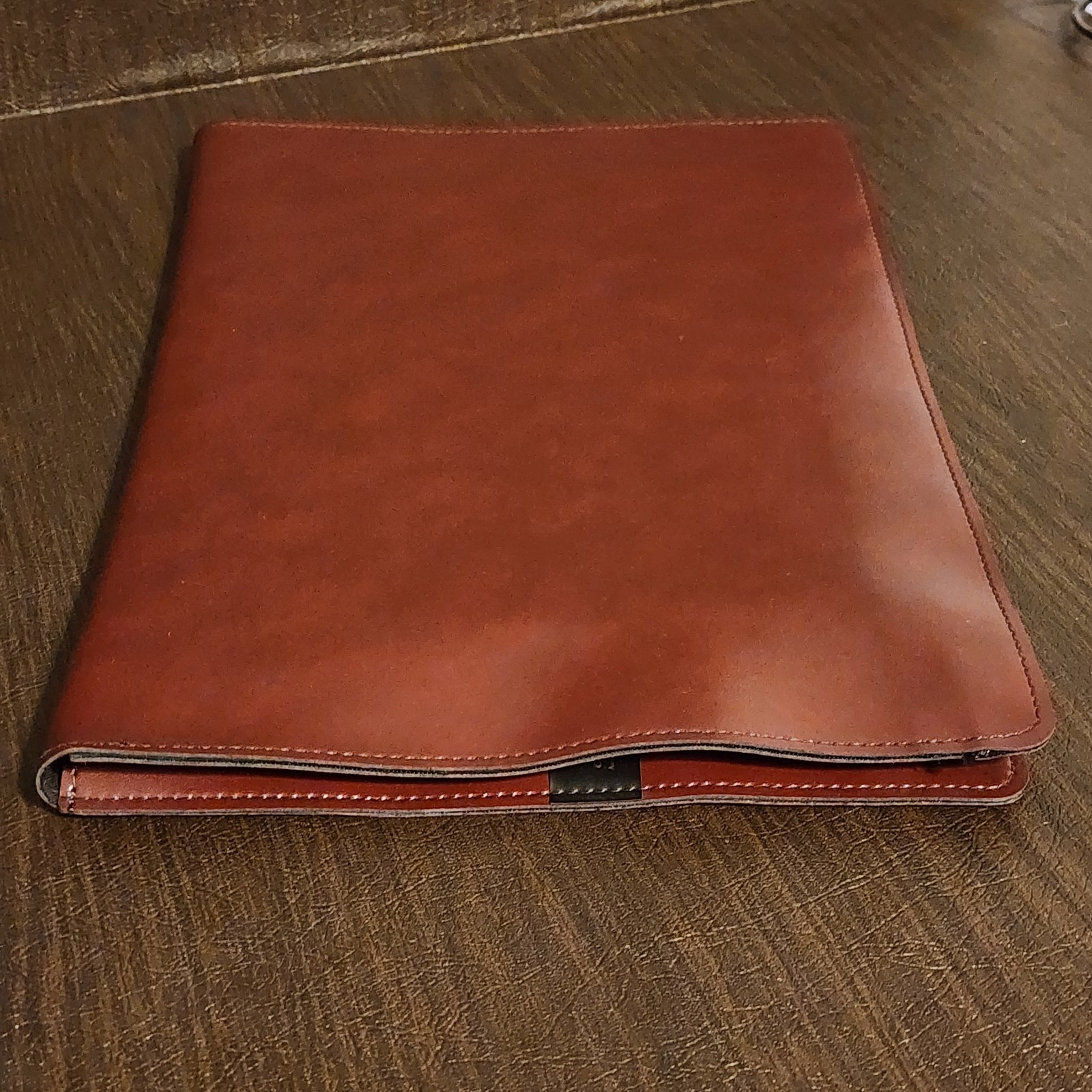 Vintage Hazel USA 14″ X 10″ Leather Document Portfolio Notepad Padfolio Folder