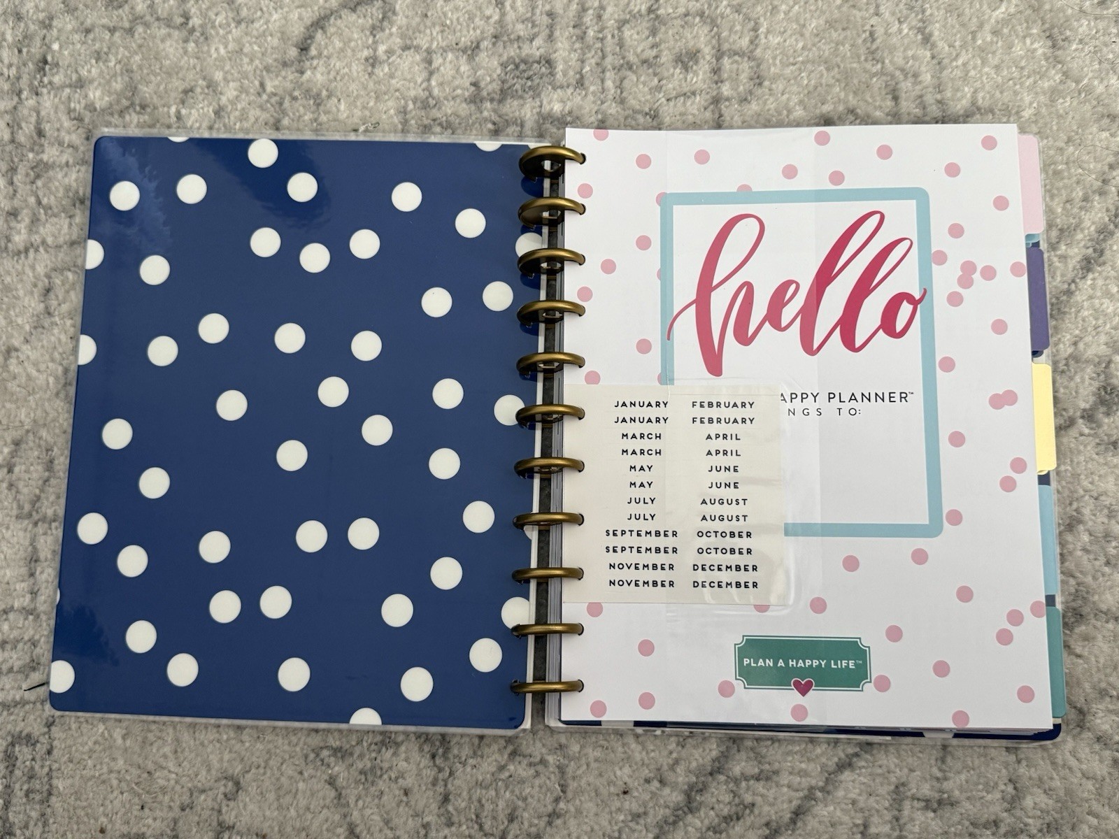 NEW! Happy Planner “This Is Your Year” BIG Planner 12 Mo. Planner Custom Dates