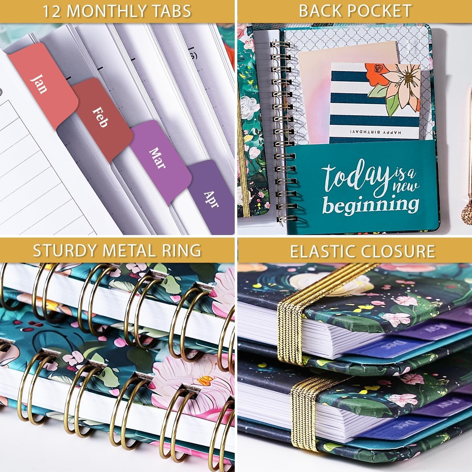 2026 Planner, Weekly and Monthly Calendar Planner, January 2026 – December 2026,