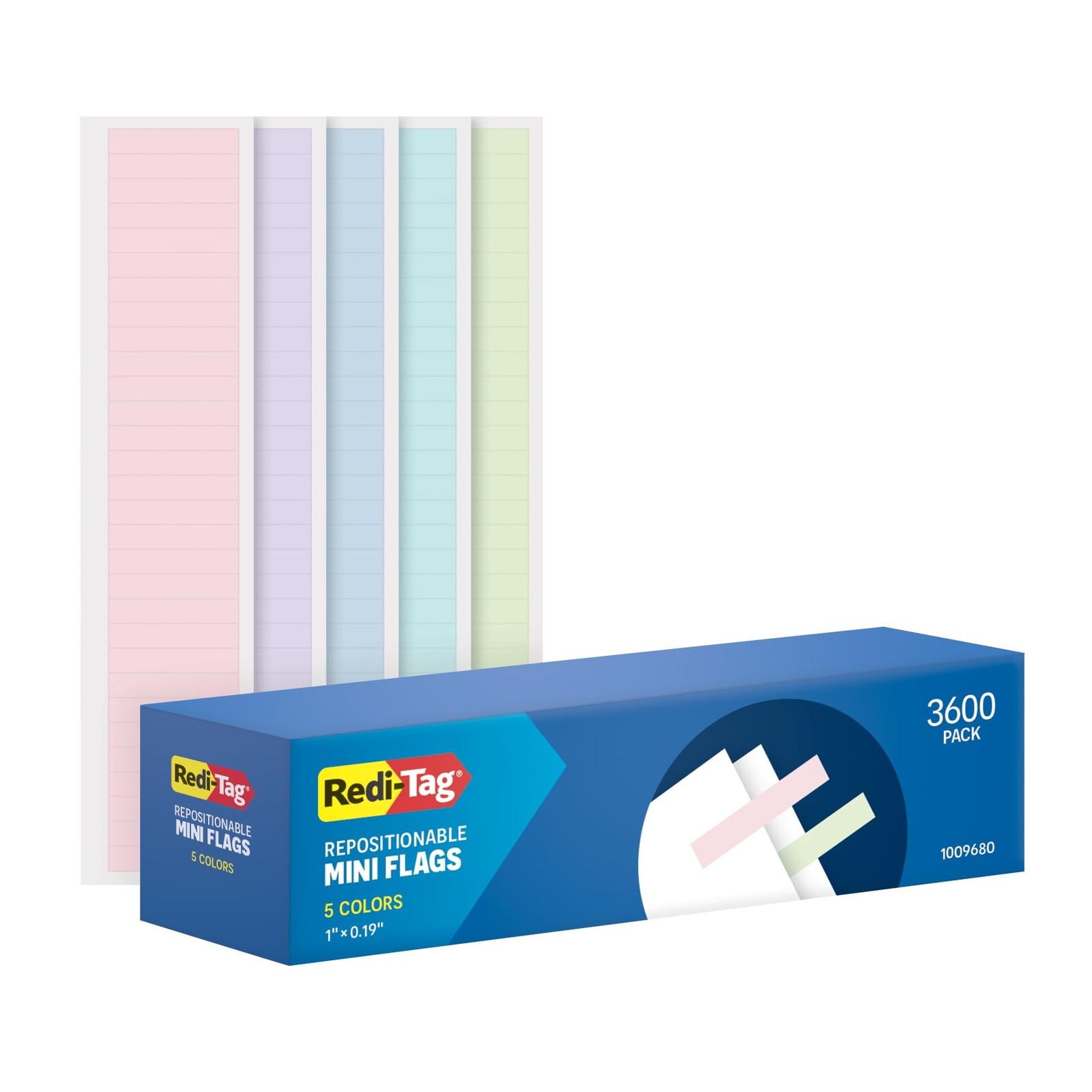 Redi-Tag Small Pastel Flags, Adhesive Flags for Journals and Calendars, Schoo…
