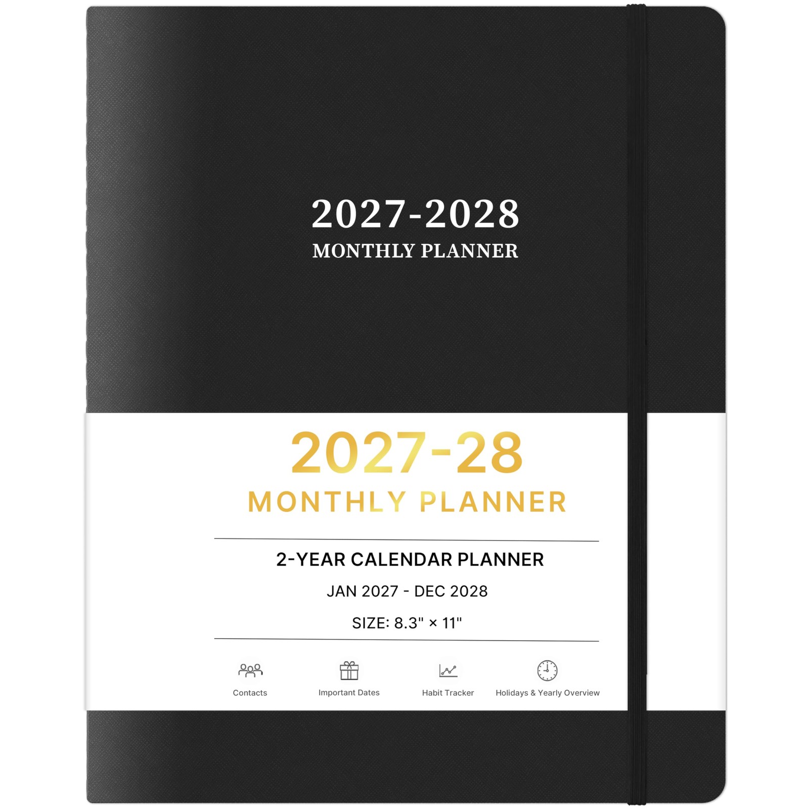 2027-2028 Monthly Planner, 2 Year Calendar Jan 2027 – Dec 2028,…