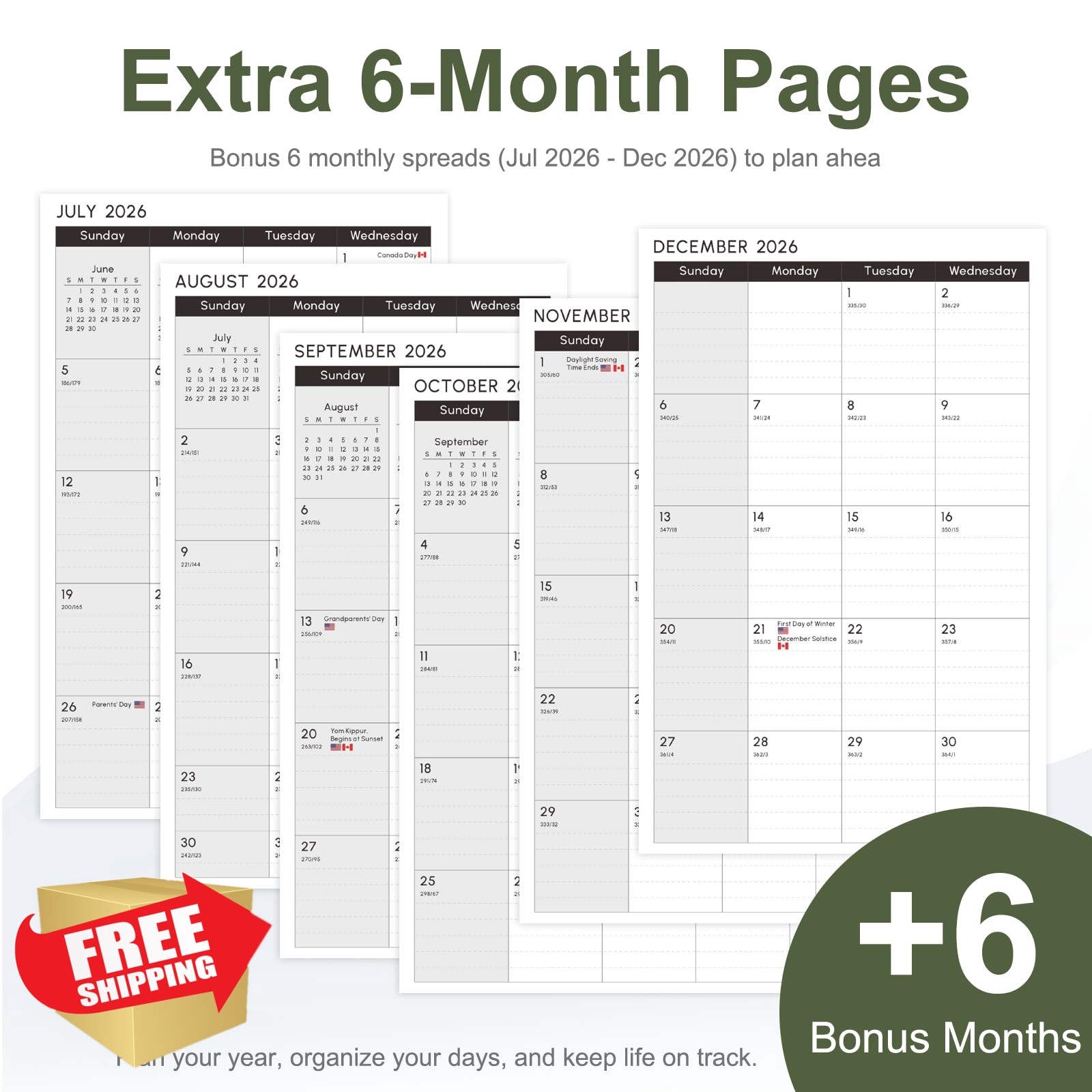 Valome A5 B-Green Planner 2027