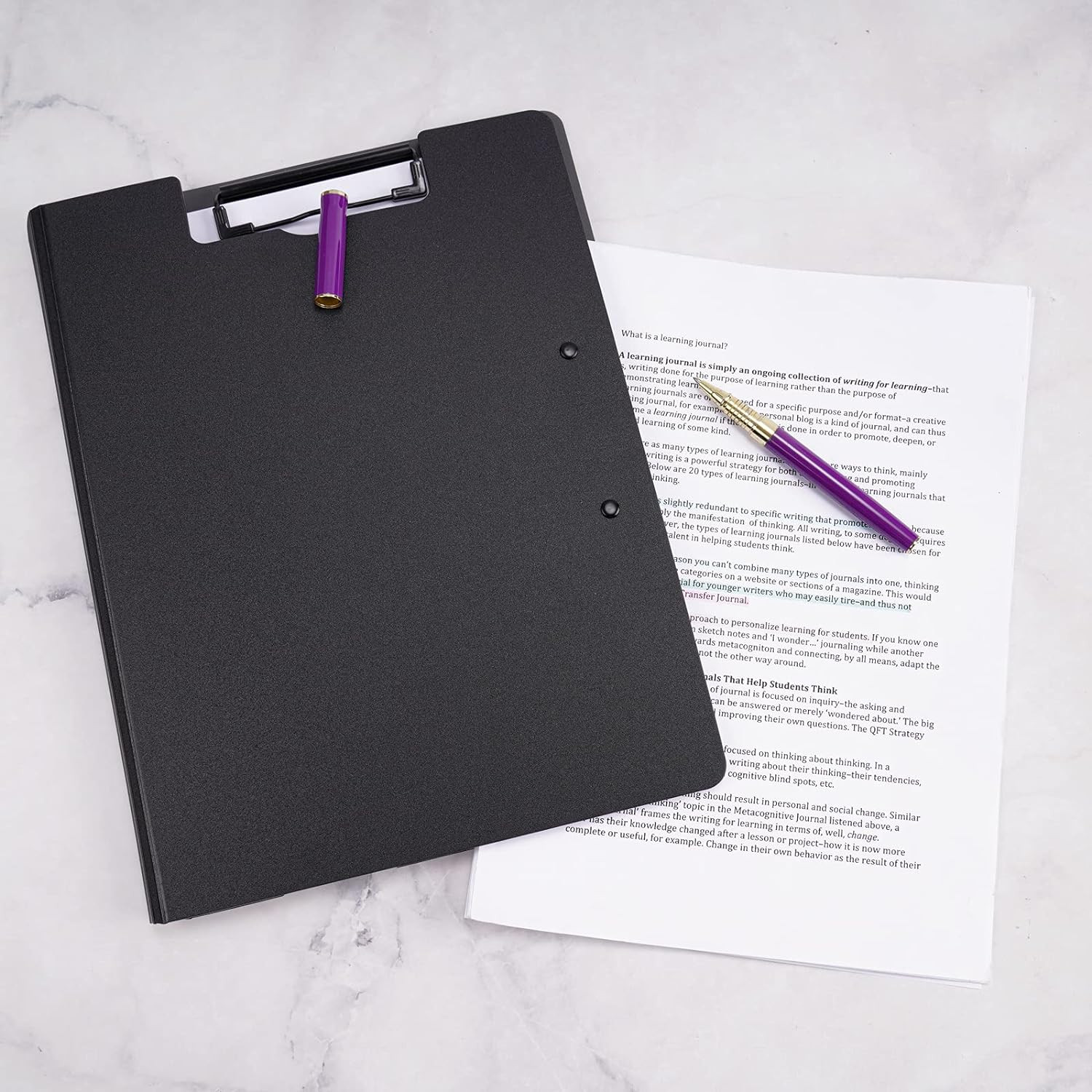 A4 Size Nursing Foldable Cover Clipboard with Pen Holder PP Foam Stationery Docu