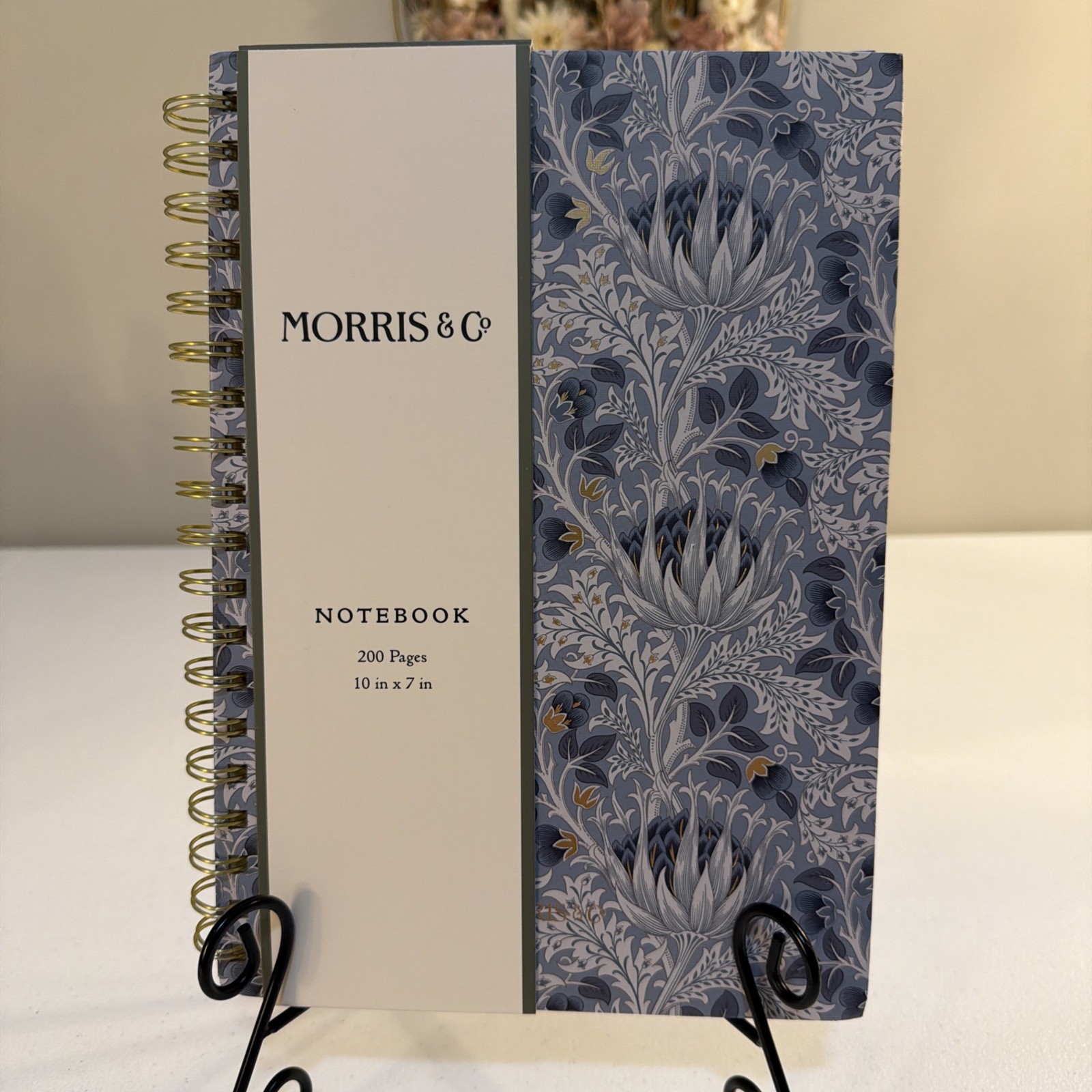 Morris & Co. Artichoke Spiral Notebook 10 X 7 “ 200 Lined Pages. New, Sealed.
