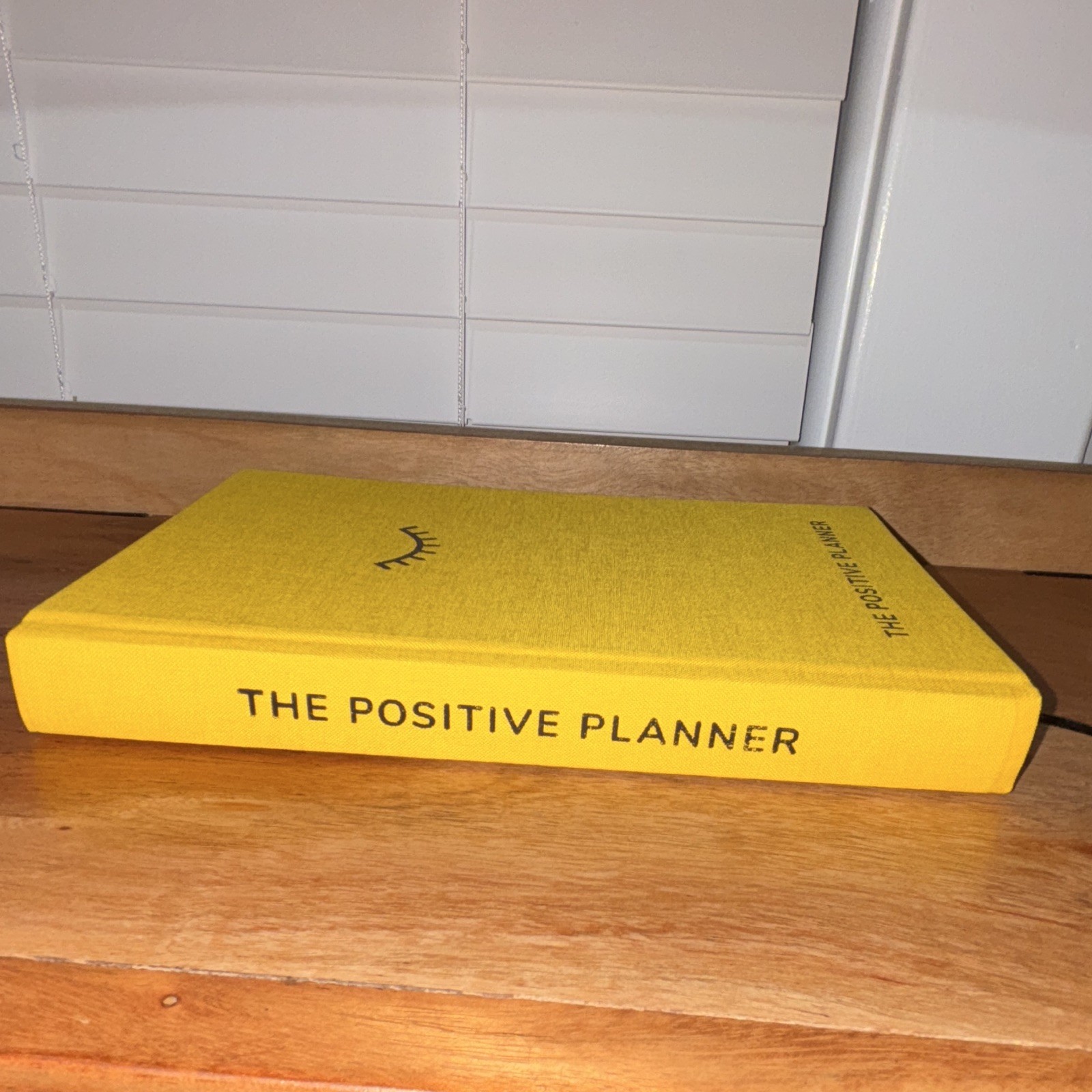 The Positive Planner Yellow Hardcover Guided Planner Journal Daily Intentions