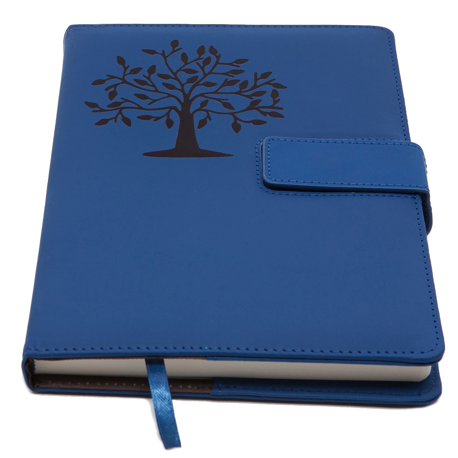 The Tree Of Life Refillable Writing Journal | 5×8 Inches, 200 Lined Blue