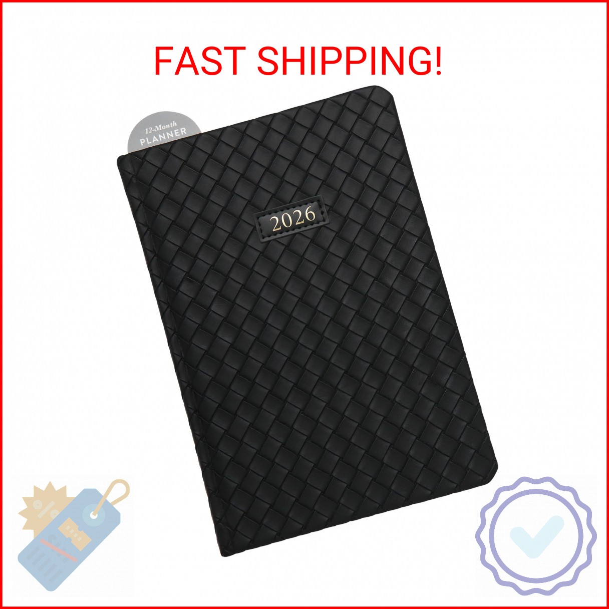 WORLD TRAVELER 2026 Planner – 6×8 Inch Weekly and Monthly Calendar Planner Agend