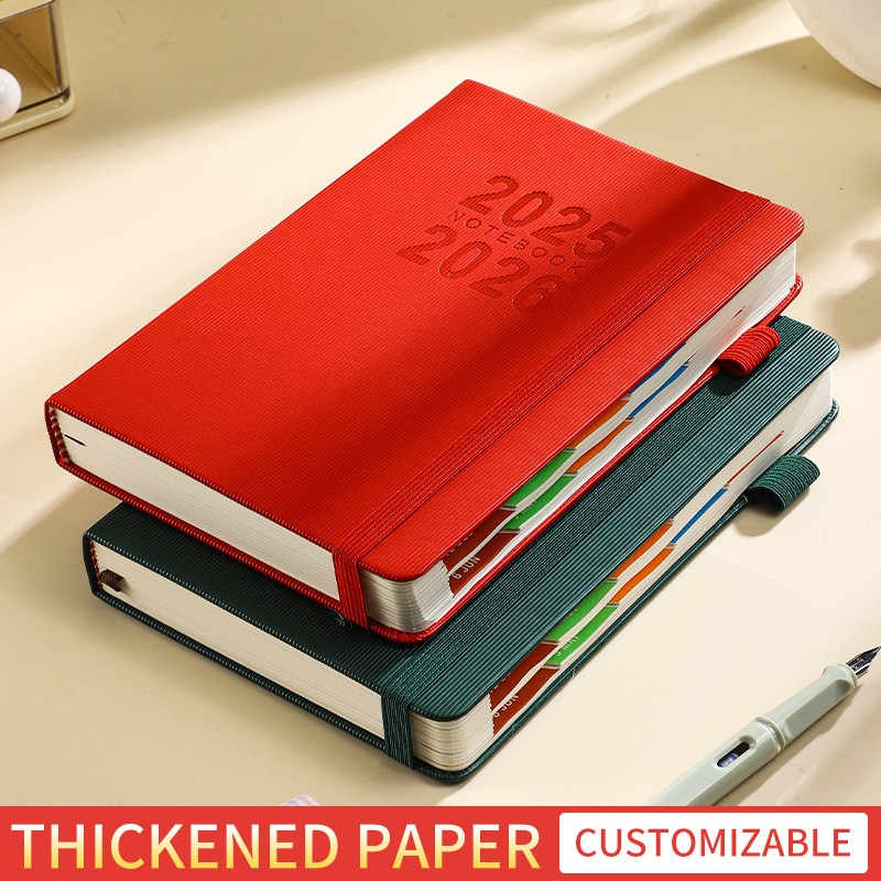 2025-2026 Daily Planner Book English Version Time Management Birthday Gift