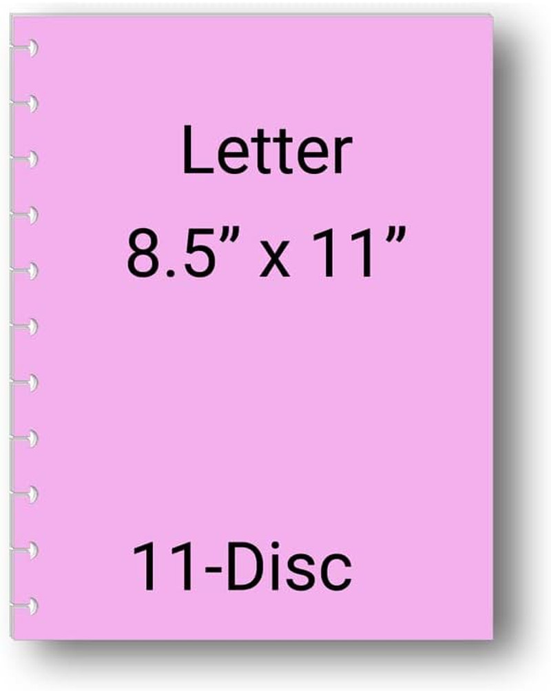 Weekly Planner Inserts – Undated Weekly Calendar Planner Refills for 11-Disc Let