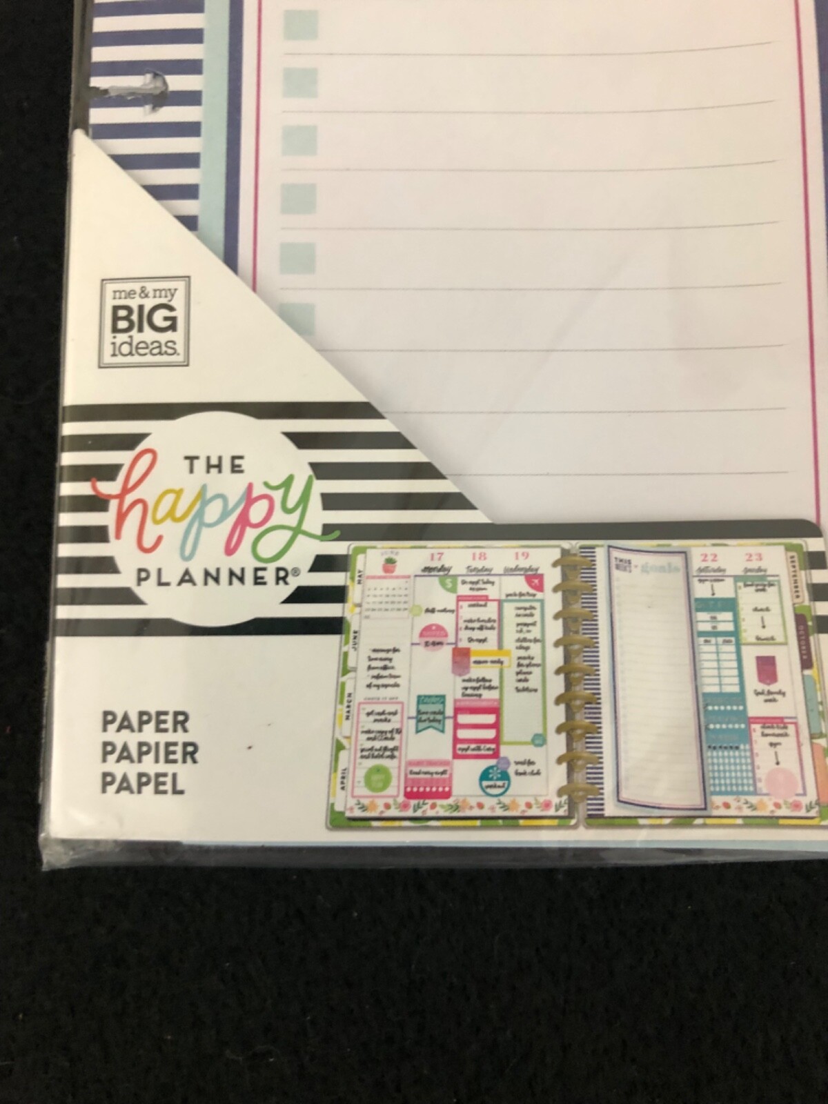 Happy Planner Classic Size This Week’s Goals Folded Inserts