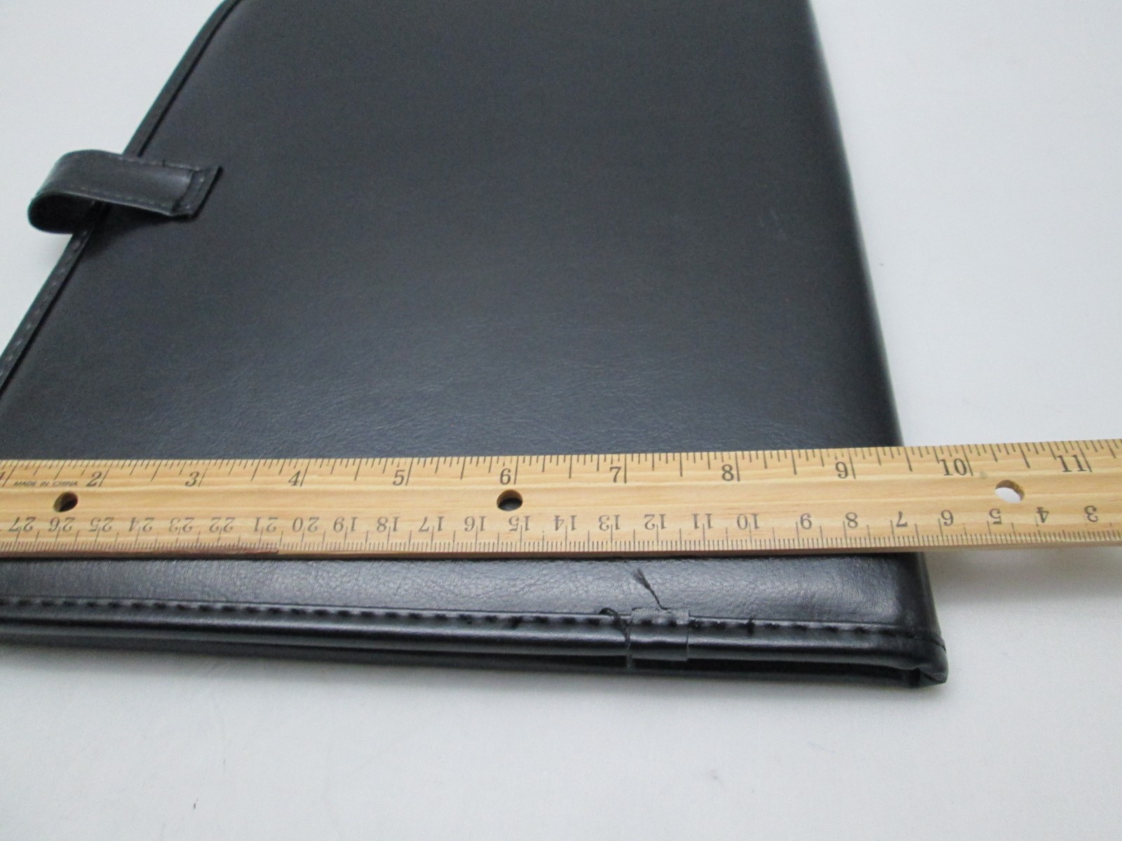 Black Portfolio Folder Organizer Planner Notepad 8.5″x11″ Legal Pad Folio