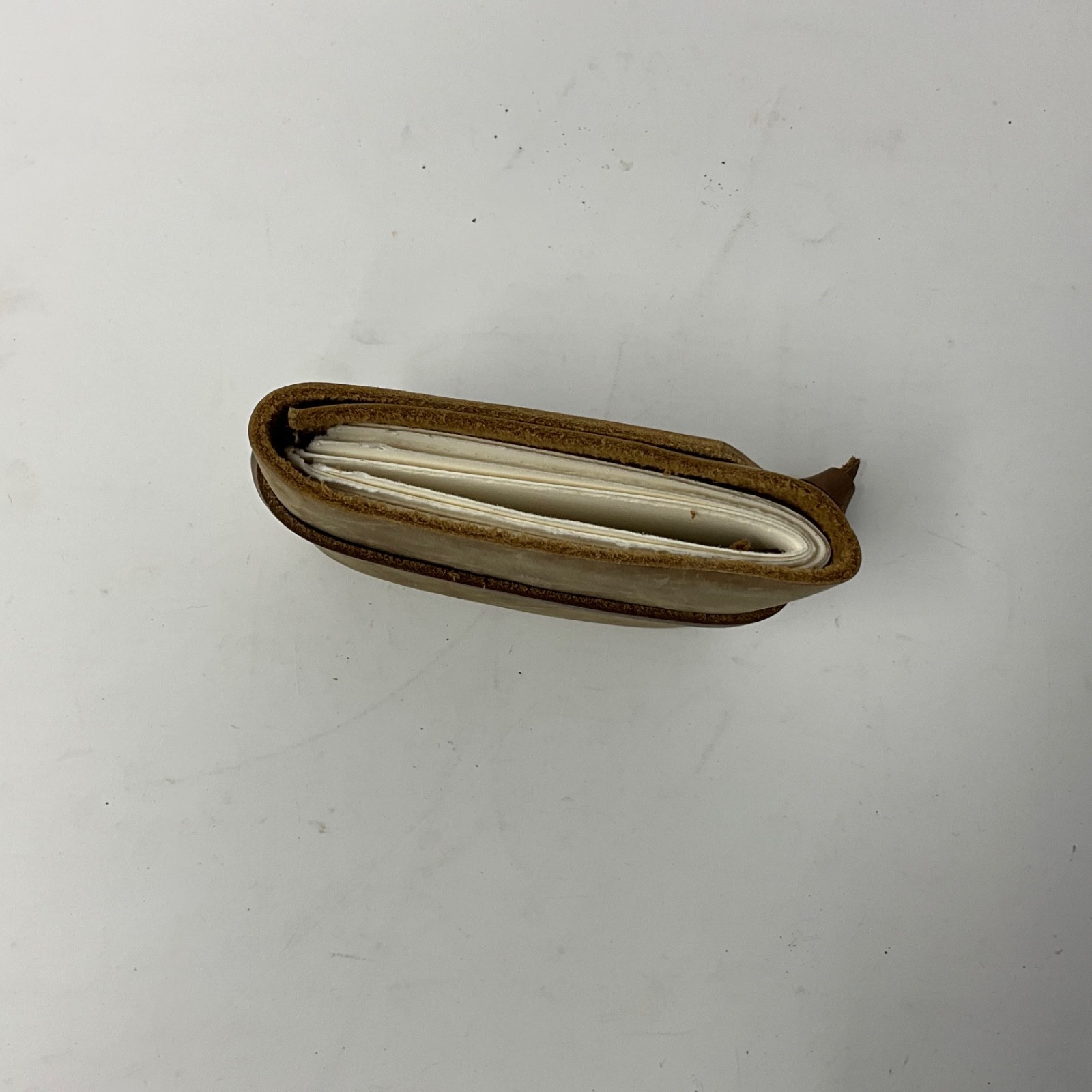 Handmade Leather Bound Mini Journal Notebook
