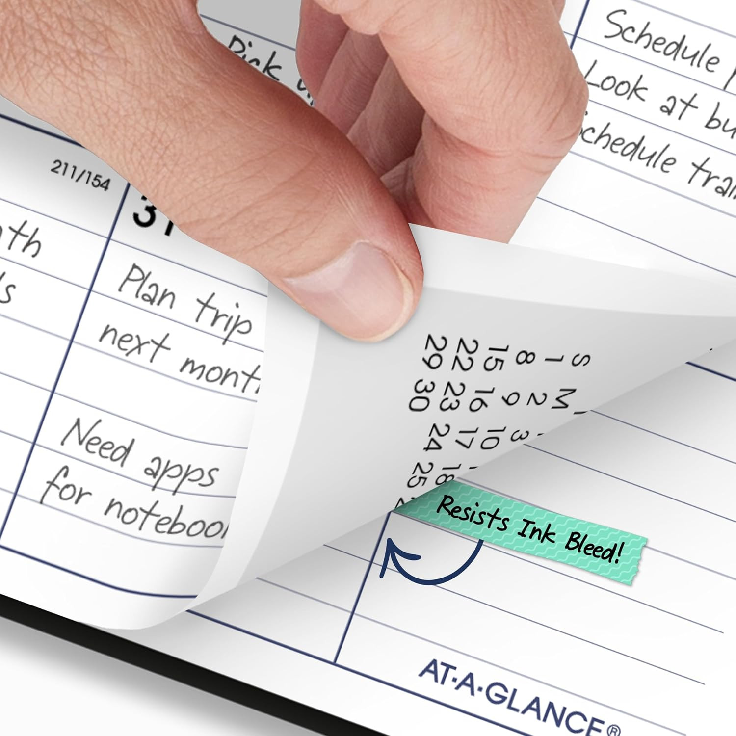 2026-2027 Academic Planner, Monthly, 8″ x 12″, 14-Month, Black