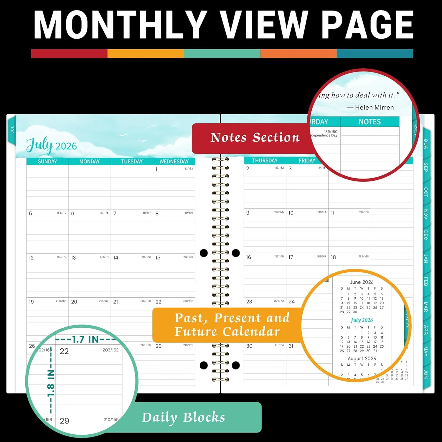 Student Planner 2026-2027 – Academic Planner 2026-2027, July 2026 – June 2027, 1