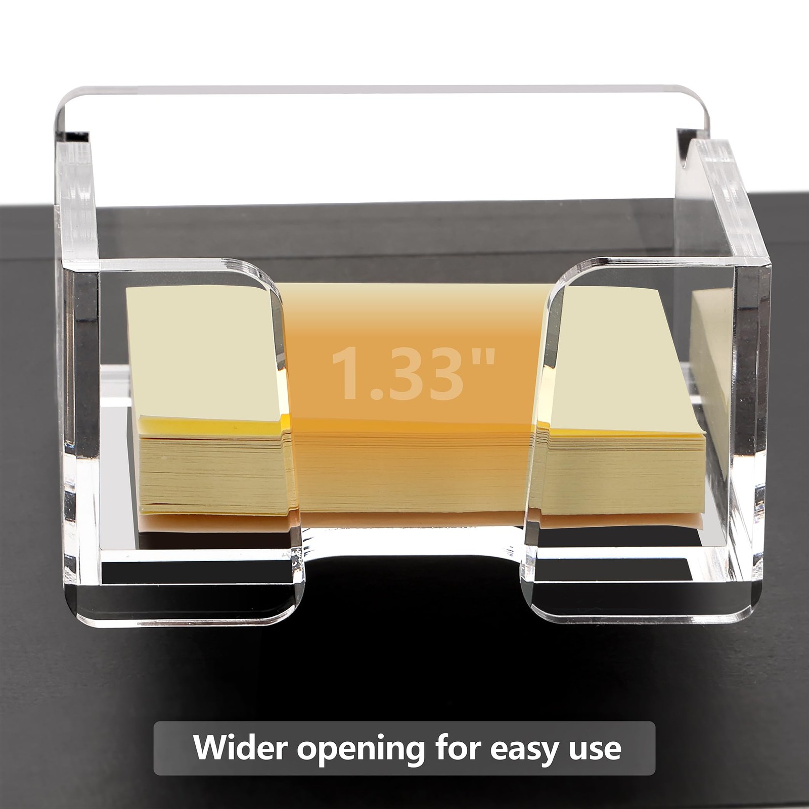 SANRUI Acrylic Sticky Note Holder , for Post-it Pad Transparent