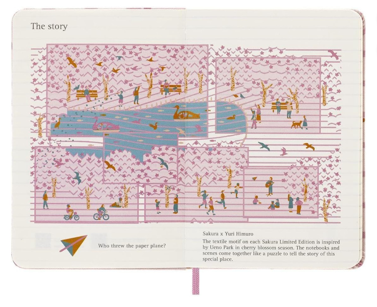 Moleskine Limited Edition Sakura Notebook, Hard Cover, Pocket 3.5″x5.5″ Ruled
