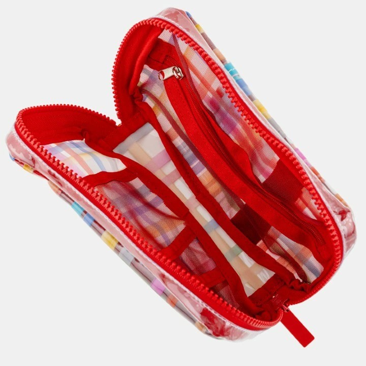 Hobonichi Small Drawer Pouch Clear Check PVC Organizer Pouch Japan