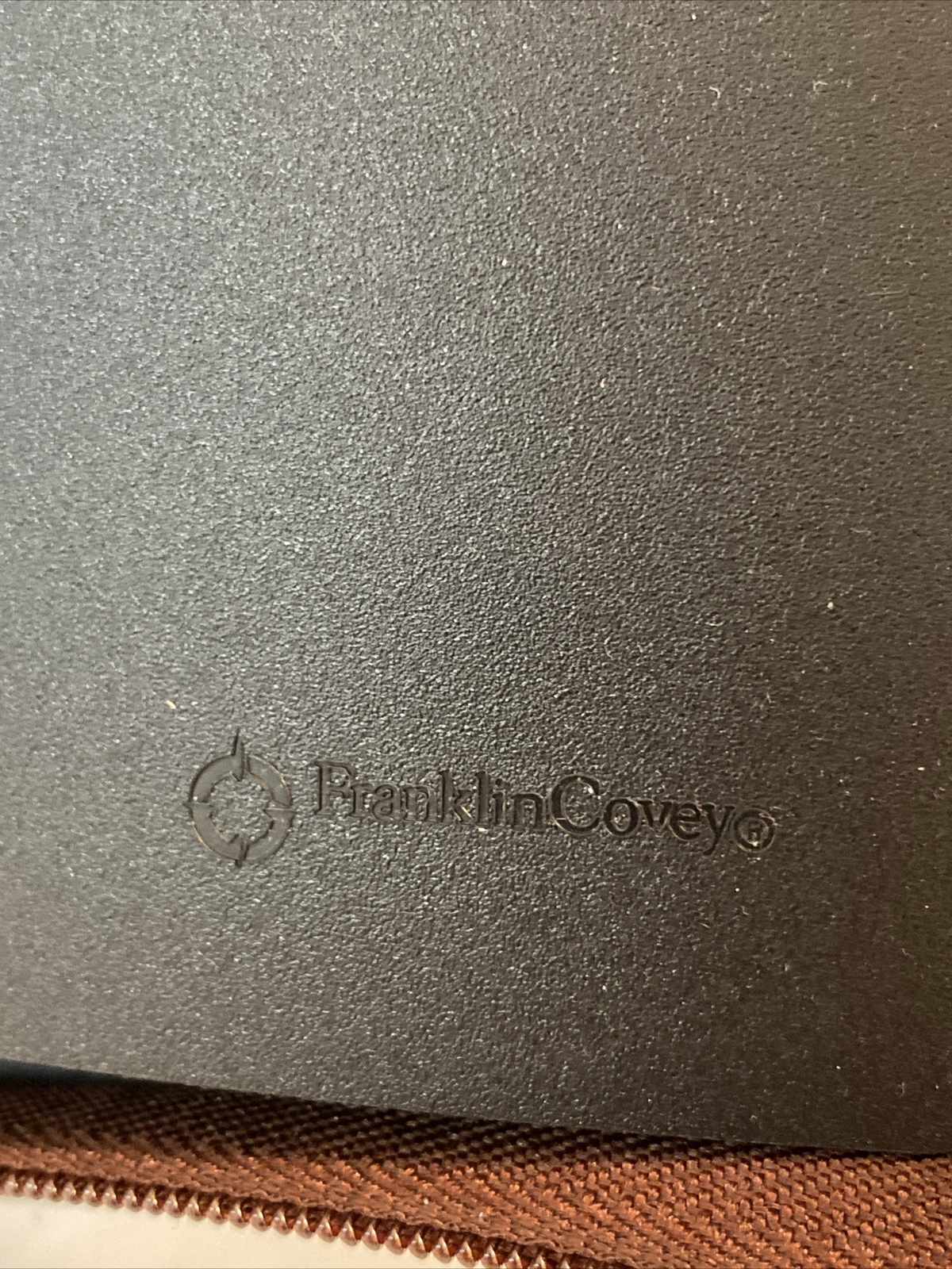 Franklin Covey LOGAN LEATHER OPEN BINDER 8.5”x 11” Chocolate Espresso NO BOX NEW