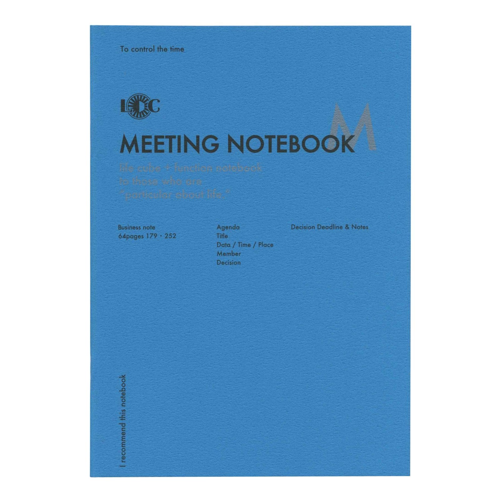 B5 Function Notebook MEETING NOTEBOOK LDNT-B5 Luddite