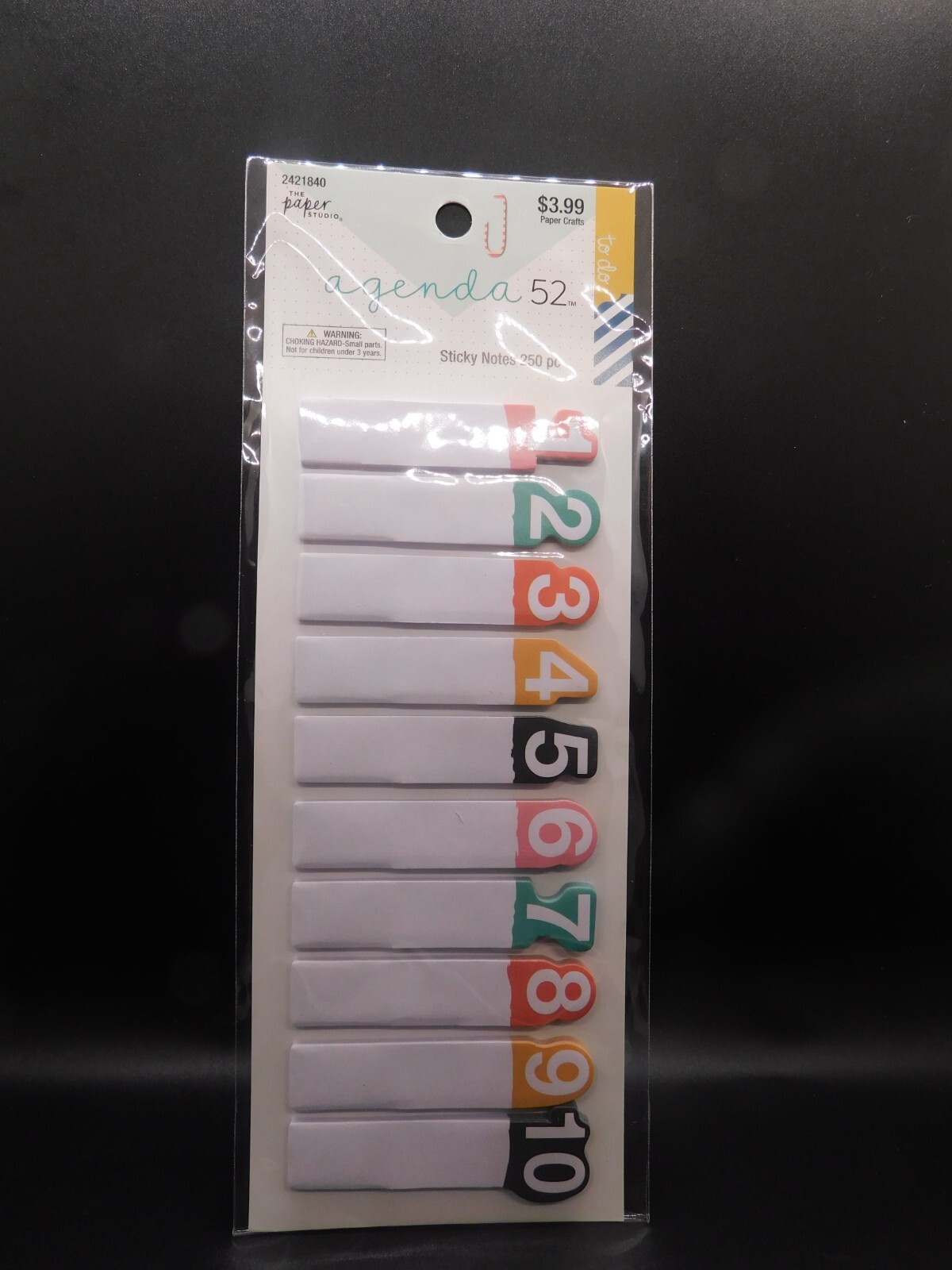 The paper studio Agenda 52 sticky notes 250pc