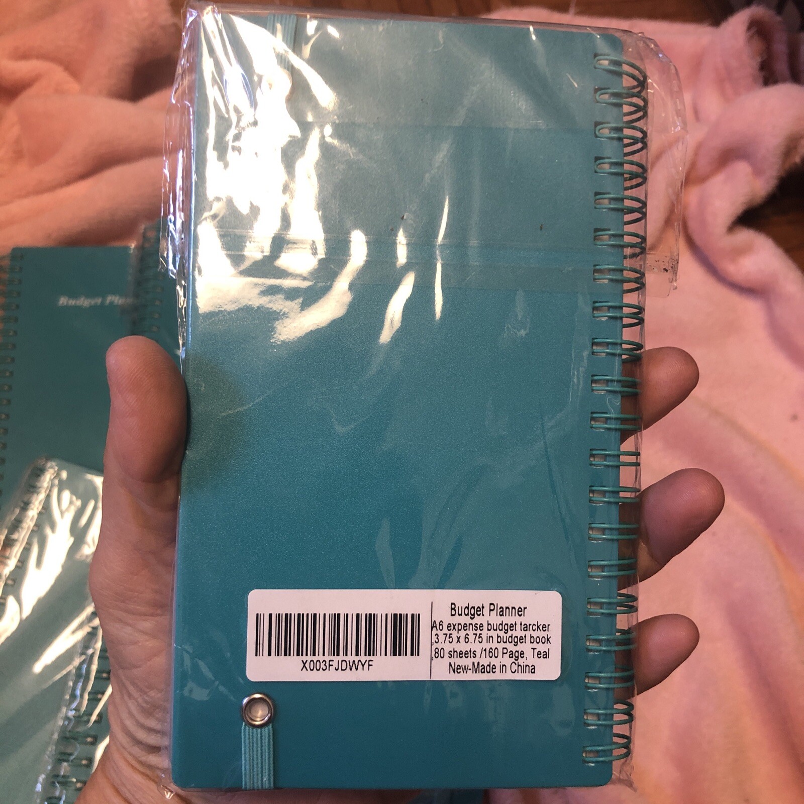 8 – Budget Planner Teal, A6 Expense Budget Tracker 3.75 X 6.75 Inch Budget Book
