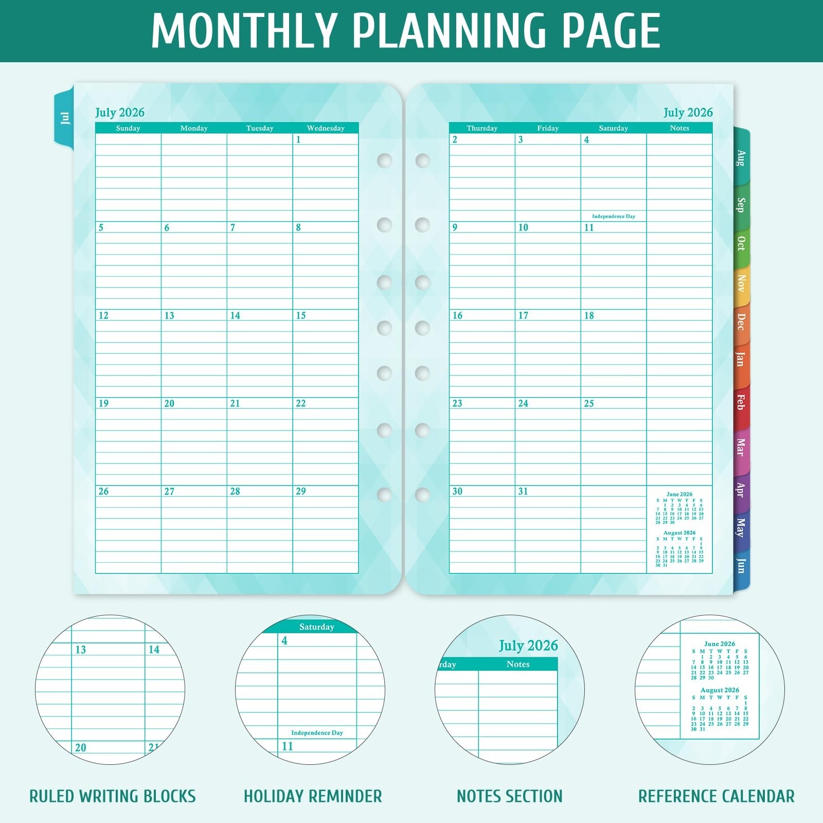2026-2027 Planner Refills – Planner 2026-2027 Daily Weekly and Monthly from J…