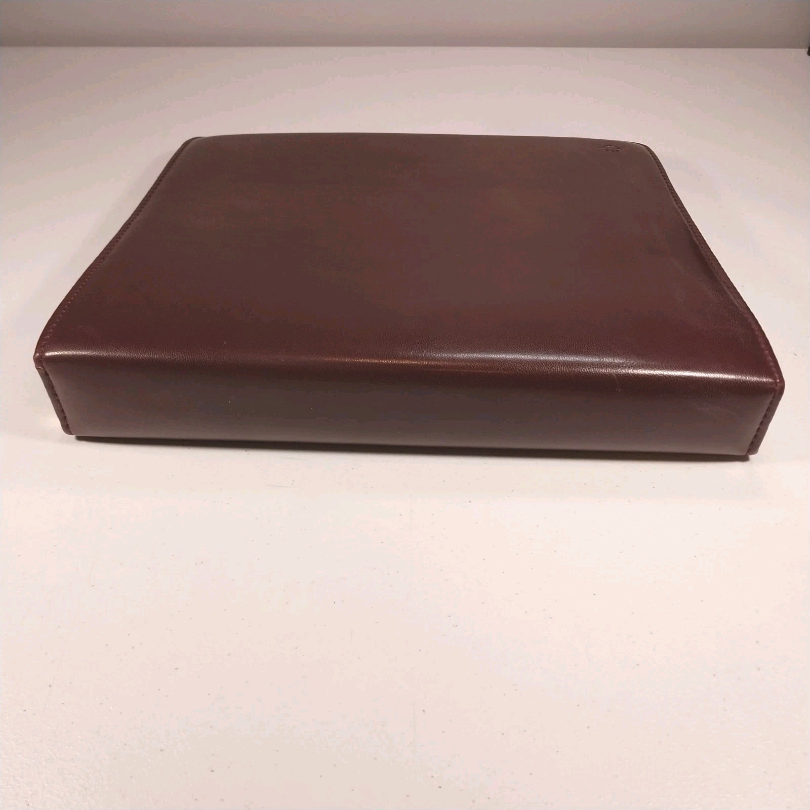 Franklin Covey Classic 7-Ring Binder Burgundy Faux Leather Planner Tabs Inserts