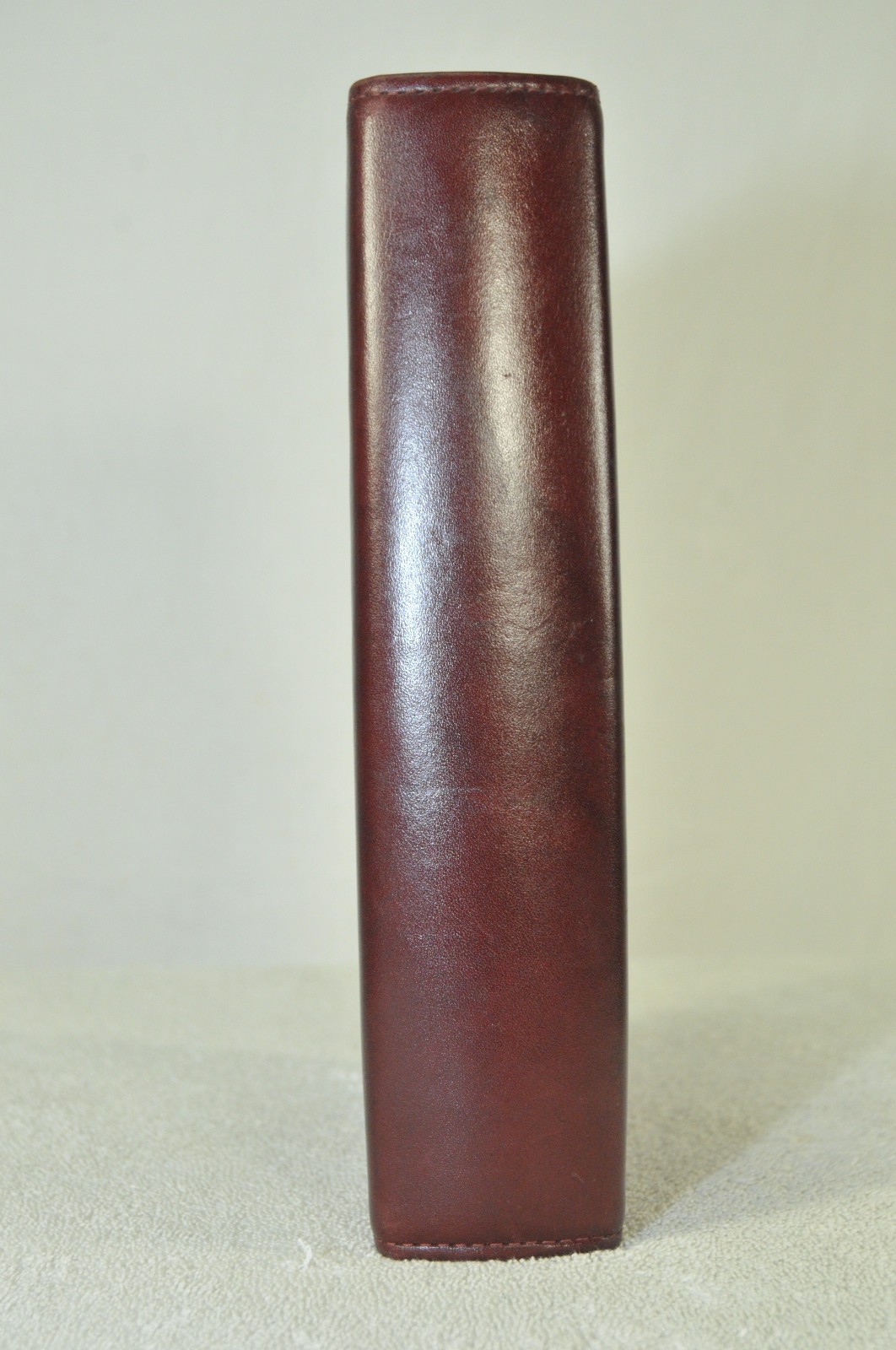 Harper House Genuine Leather 3-Ring Planner Binder Burgundy