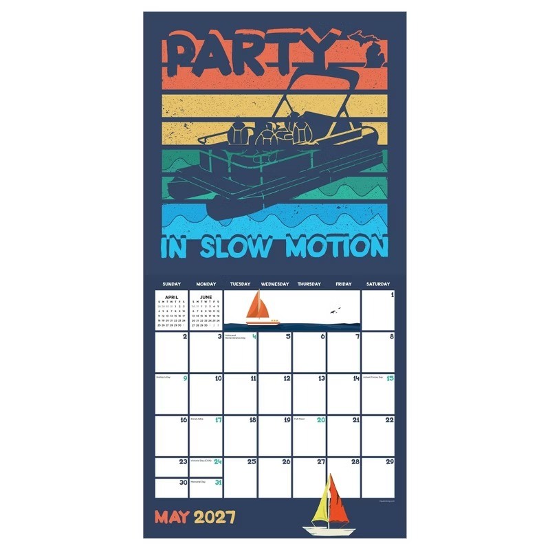2027 Home Michigan Wall Calendar