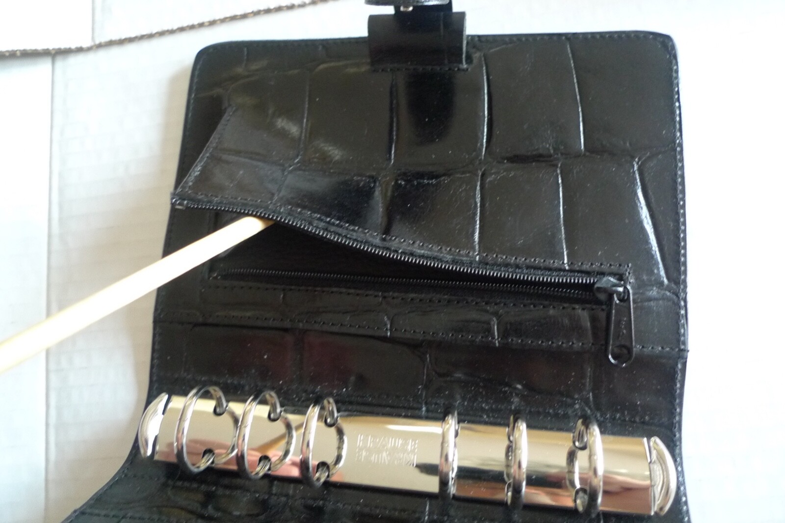 MULBERRY – A6 PLANNER & INSERTS -MADE @ UK – BLACK CONGO LEATHER – RARELY USED