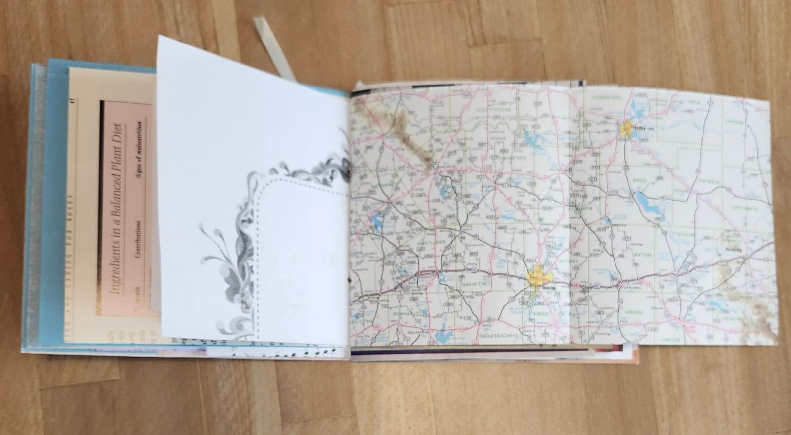 Junk journal Handmade 64 pages Colorful