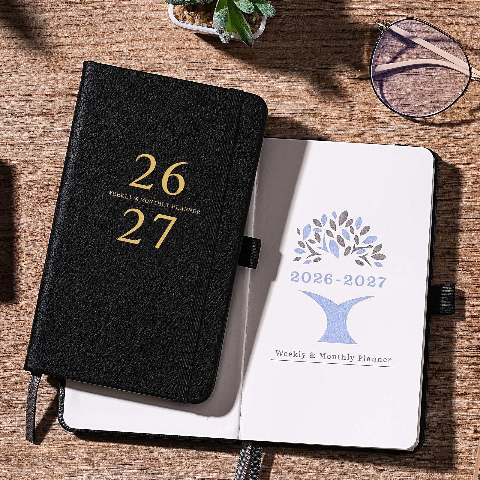 2026-2027 Pocket Planner/Calendar – Jul 2026 – Jun 2027, Academic A5, Black