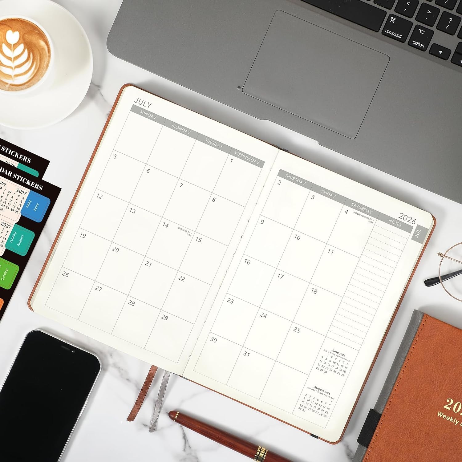 Monthly and Weekly Planning 2026-2027 with Eco-Friendly Material and Design