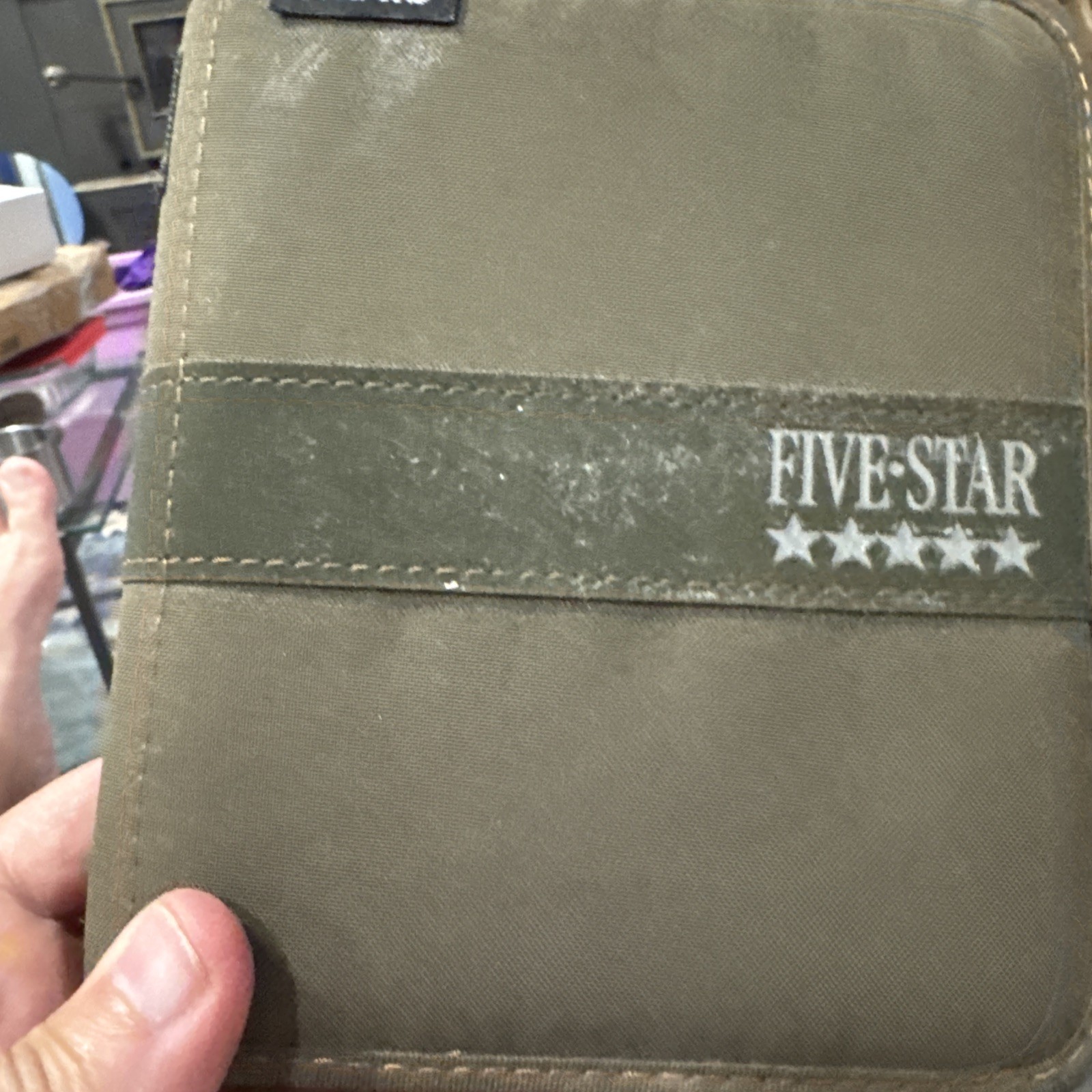 Vintage Mead Five Star Mini Fat Little Day Planner 1996 Green – Excellent