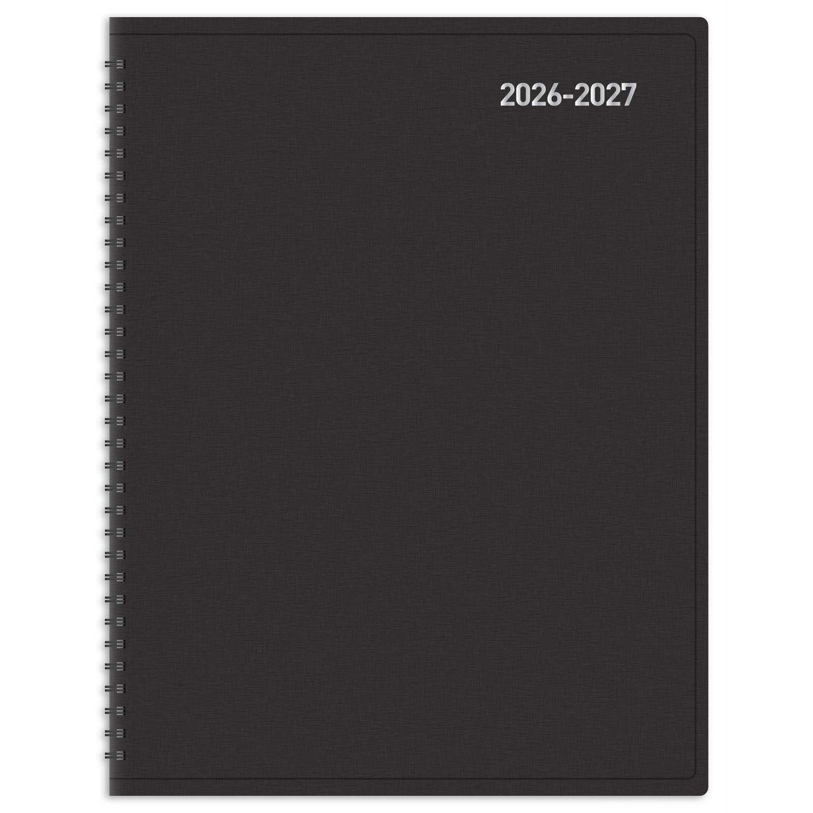 2026-2027 OD 14-Mnth Wkly/Mthly Planner, Hz, 8″ x 11″, Black, July 2026-Aug 2027