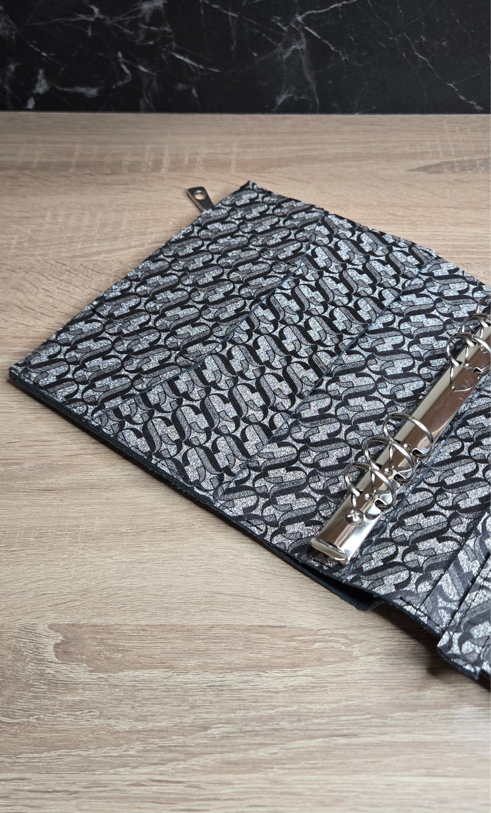 Grey shine Leather Cover planner A5 – Oops Shop just cover