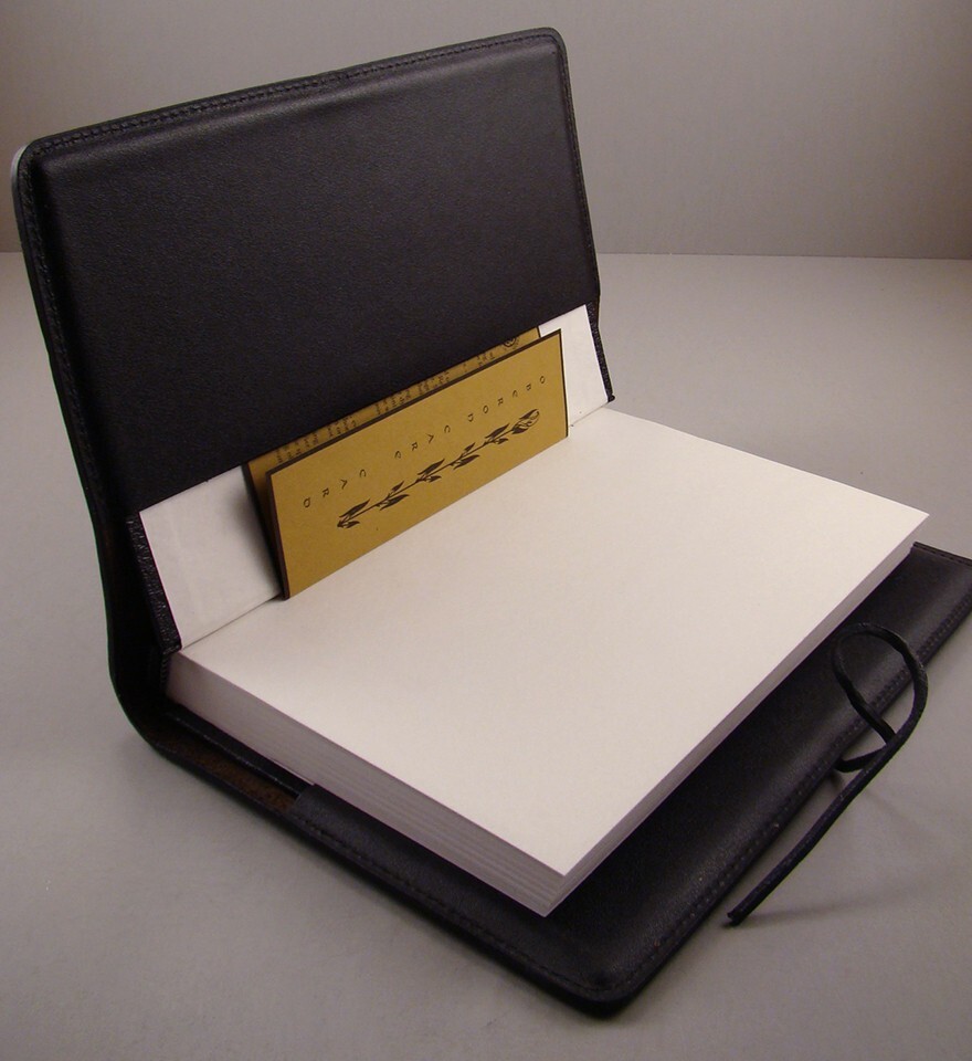 Oberon Leather Journal: 6×9 Bold Celtic Knot Cover w/ Blank Page Insert – NOS!