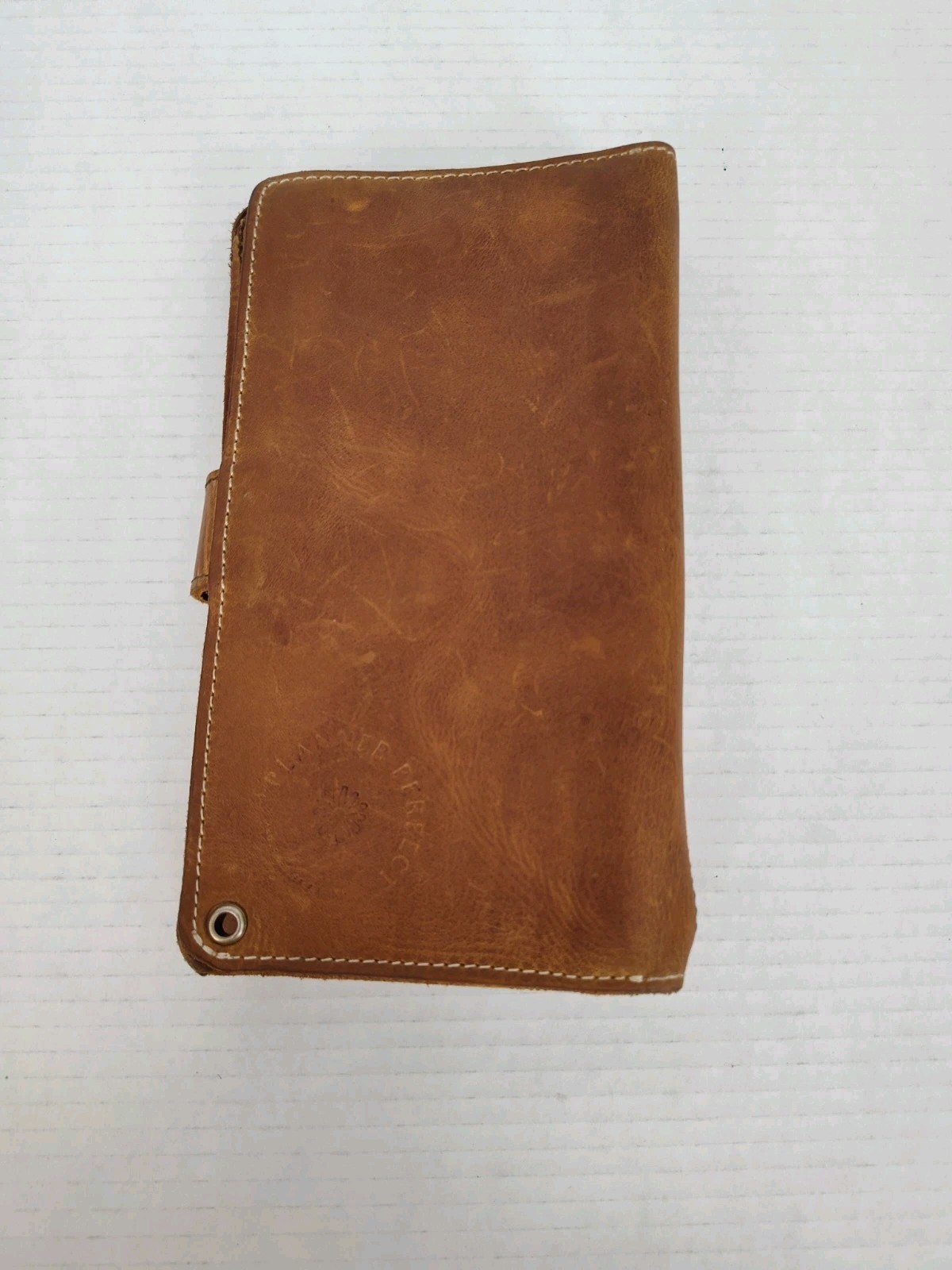 Planner Perfect Travelers Notebook Brown Leather w Card Holders/Zippered Pocket