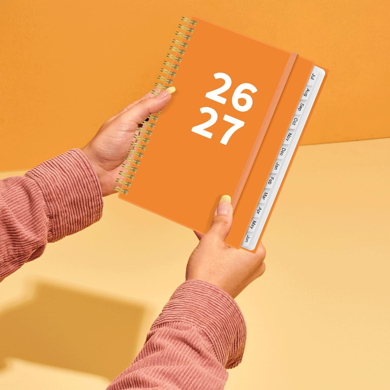 2026-2027 Planner – from July 2026 – 6.4″ x 8.5″, Orange-A