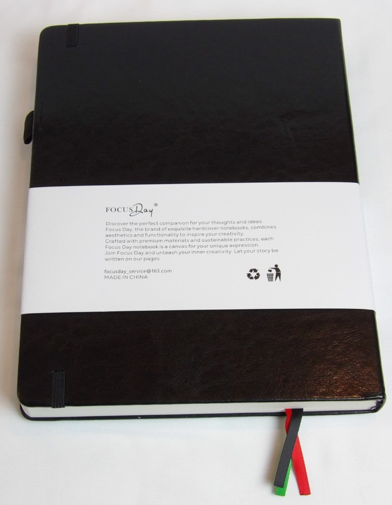 A4 Lined Notebook Hardcover Black – 100GSM High Quality Paper 8.5 x 11 In 320 Pg