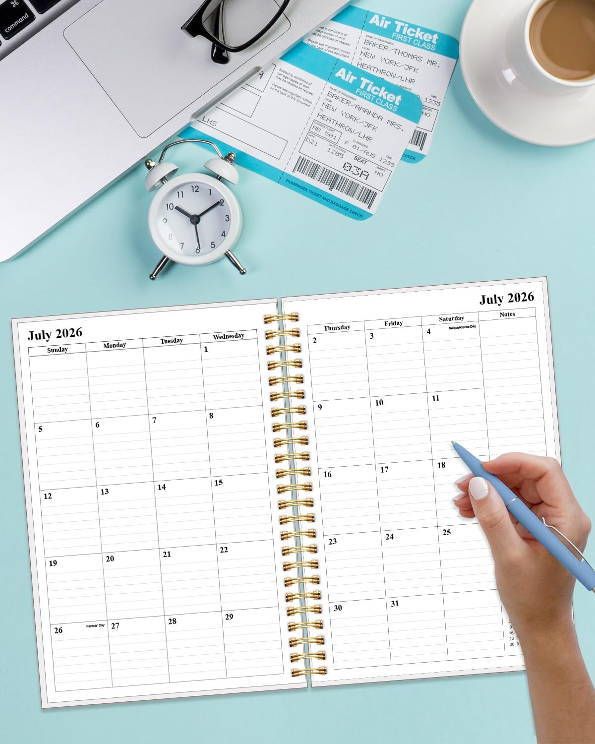 5 Year Monthly Planner 20262031 60 Month Calendar 5.8×8.5 Flexible Cover Back P