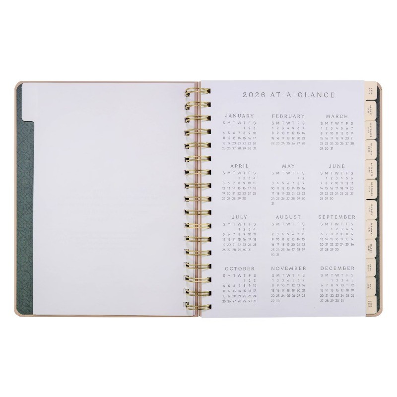 Be Rooted7″x9″Grow with The Flow Academic 12 Months Weekly/View 2026-2027Planner
