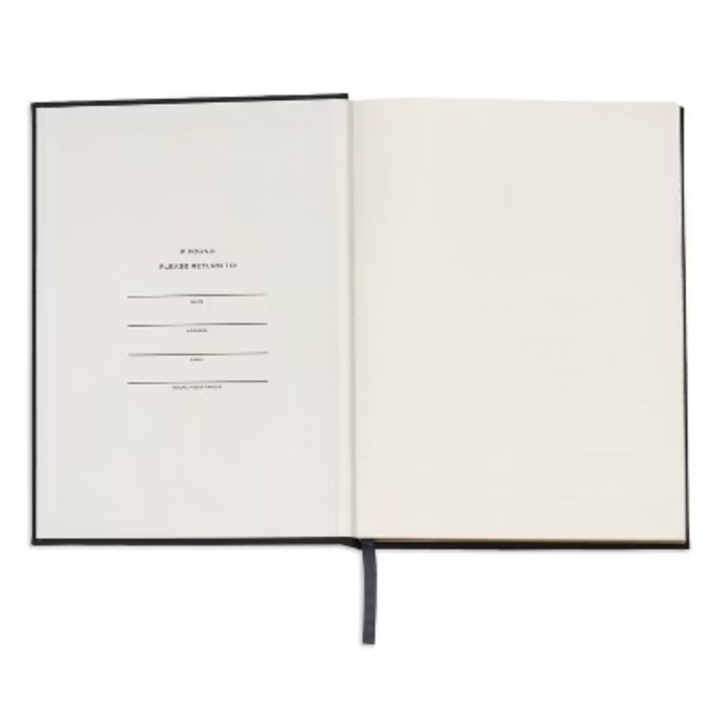 Note to Self: Hardcover Notebook, Elastic Closure, Pocket, Ribbon Marker