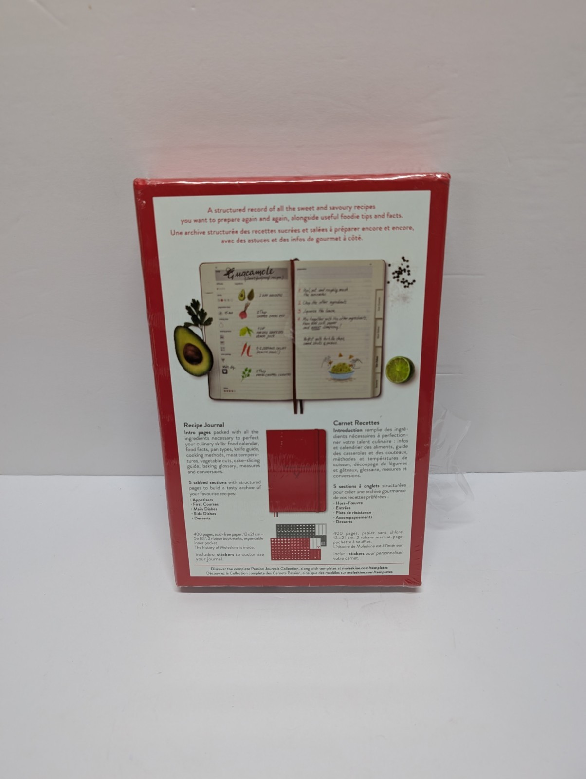 Moleskine Recipe Journal Notebook Scarlet Red Sealed New – Read Desc